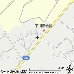 秋田県仙北市角館町下川原361周辺の地図