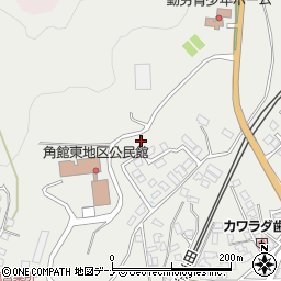 秋田県仙北市角館町外ノ山周辺の地図