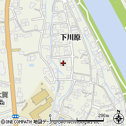 秋田県仙北市角館町小勝田下川原周辺の地図