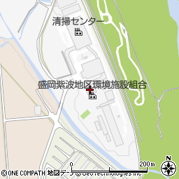 矢巾町役場　盛岡・紫波地区環境施設組合周辺の地図