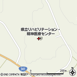 秋田県立リハビリテーション・精神医療センター周辺の地図
