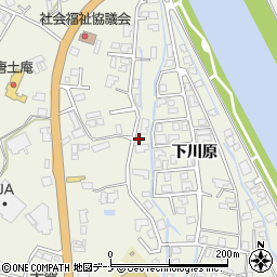 秋田県仙北市角館町小勝田間野68周辺の地図