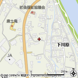 秋田県仙北市角館町小勝田間野78周辺の地図