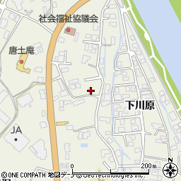 秋田県仙北市角館町小勝田間野72周辺の地図