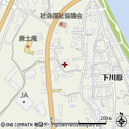 秋田県仙北市角館町小勝田間野83周辺の地図