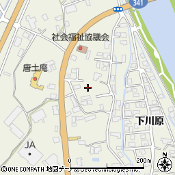秋田県仙北市角館町小勝田間野89周辺の地図