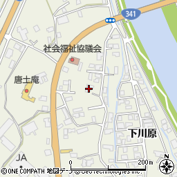 秋田県仙北市角館町小勝田間野59周辺の地図