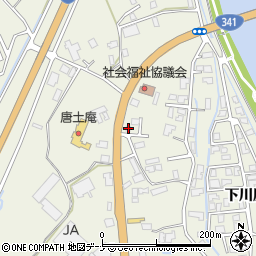 秋田県仙北市角館町小勝田間野55周辺の地図