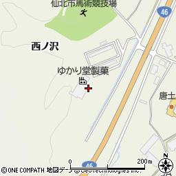 秋田県仙北市角館町小勝田段の平周辺の地図