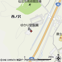 秋田県仙北市角館町小勝田（段の平）周辺の地図