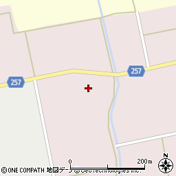 秋田県仙北市角館町広久内中川原周辺の地図
