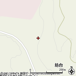 秋田県大仙市協和上淀川坊台周辺の地図