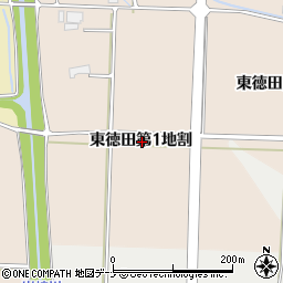 岩手県紫波郡矢巾町東徳田第１地割周辺の地図