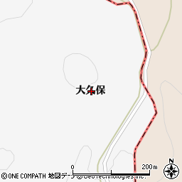 岩手県紫波郡紫波町江柄大久保周辺の地図