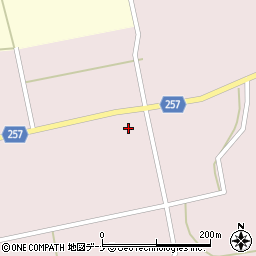 秋田県仙北市角館町広久内下中川原前田周辺の地図
