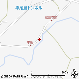 秋田県秋田市雄和平尾鳥中村25-1周辺の地図