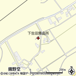 下生田集会所周辺の地図