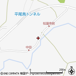 秋田県秋田市雄和平尾鳥中村83-1周辺の地図
