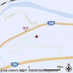 岩手県宮古市腹帯周辺の地図