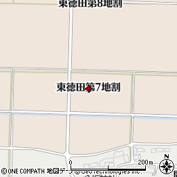 岩手県紫波郡矢巾町東徳田第７地割周辺の地図