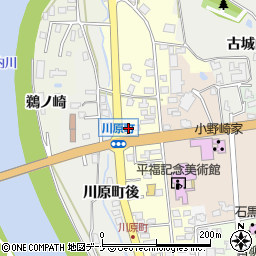 ファミリーマート角館川原町店周辺の地図