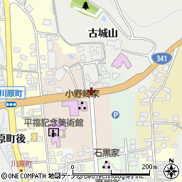 武家屋敷入口周辺の地図
