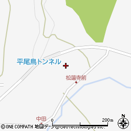 秋田県秋田市雄和平尾鳥中村77周辺の地図