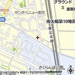 岩手県紫波郡矢巾町南矢幅第１１地割14-13周辺の地図