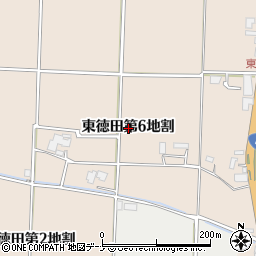 岩手県紫波郡矢巾町東徳田第６地割周辺の地図