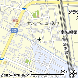 岩手県紫波郡矢巾町南矢幅第１１地割1-7周辺の地図