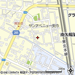 岩手県紫波郡矢巾町南矢幅第１１地割1周辺の地図