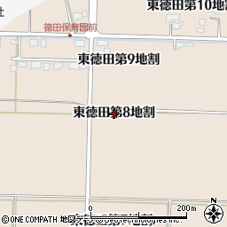 岩手県矢巾町（紫波郡）東徳田（第８地割）周辺の地図
