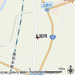 秋田県大仙市協和上淀川上淀川周辺の地図