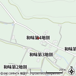 岩手県矢巾町（紫波郡）和味（第４地割）周辺の地図