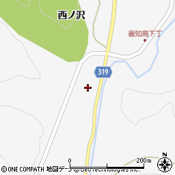 秋田県秋田市雄和平尾鳥森ノ前周辺の地図