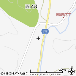 秋田県秋田市雄和平尾鳥（森ノ前）周辺の地図