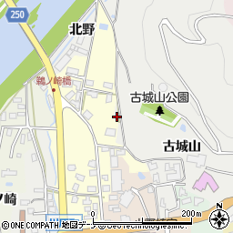 秋田県仙北市角館町古城山19周辺の地図