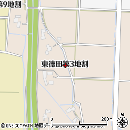 岩手県紫波郡矢巾町東徳田第３地割周辺の地図
