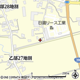 岩手県盛岡市乙部２８地割4周辺の地図