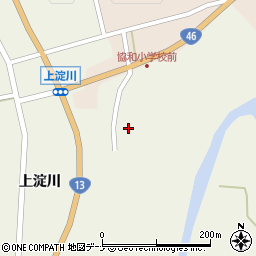 秋田県大仙市協和上淀川（東町後）周辺の地図