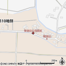 東徳田公民館前周辺の地図