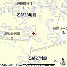 岩手県盛岡市乙部２８地割41周辺の地図