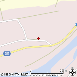 秋田県仙北市角館町広久内上中川原46周辺の地図
