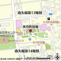 北日本銀行矢巾町役場 ＡＴＭ周辺の地図