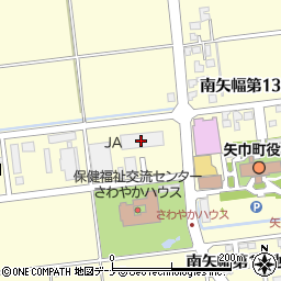 ＪＡいわて中央矢巾周辺の地図