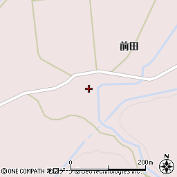 秋田県仙北市角館町広久内夜蚊台周辺の地図
