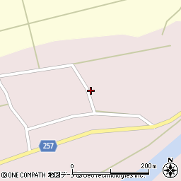 秋田県仙北市角館町広久内上中川原134周辺の地図