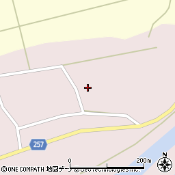 秋田県仙北市角館町広久内上中川原133周辺の地図