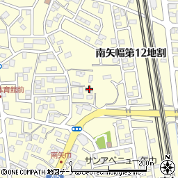 岩手県紫波郡矢巾町南矢幅第１２地割2-1周辺の地図