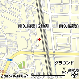 岩手県紫波郡矢巾町南矢幅第１２地割209-5周辺の地図